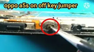 oppo a5s power key jumper ways|| oppo a5s on off key jumper ways solution