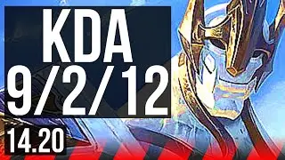 GALIO vs AURORA (TOP) | 9/2/12, Dominating | KR Challenger | 14.20
