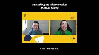 Debunking the misconception of social selling 🙅&zwj;♂️ #shorts | The Business Storyteller Podcast
