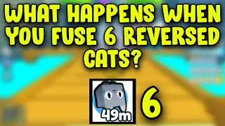 What happens when you fuse 6 Reversed Cats? (Pet Simulator X)