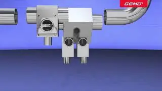 GEMU M600 Multi-port Valve Blocks for Sterile Applications