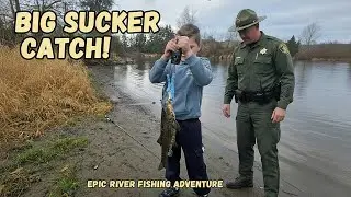 Huge 5-pound Largescale sucker fish! New personal best! #freshwaterfishing #catchandrelease #bigfish