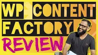 WP Content Factory Review💥Unlimited Fresh Content💥New Content-Generating Software💥Content Factory