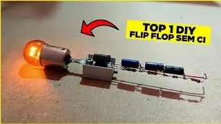 Pisca-pisca automotivo com MOSFET único #experimento #projetodeciências