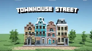 Как построить классический таунхаус в Minecraft 1.17.1! | Обучающее руководство по строительству в Minecraft