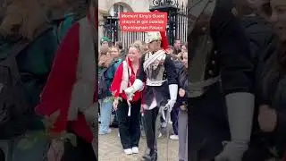The king&rsquo;s guards are angry #kingsgiard #horse #royalguard #touris #fyp created by Peter 001 US