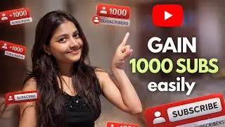⭕️Get Your First 1000 SUBSCRIBERS 😱😰🤯🤫| 1k Subs kaise complete kare?😥😓#1ksubscribers 
