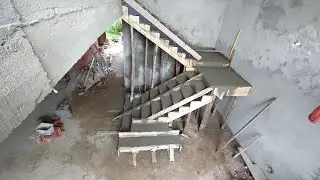 Como Construir uma Escada de Concreto   cascata pirâmide