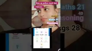 Rwa up police mock test! up police si mock #rwa #mocktest #motivational #shorts #trending