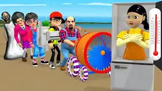 Scary Teacher 3D Funny Mermaid Dress Up Fail or Win Challenge!
