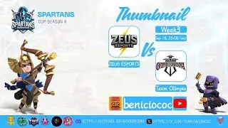 Spartans Cup - week 3: ZEUS ESPORTS &times; TEAM OLIMPIA