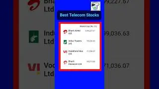 Telecom Sector Stocks☎️🛰️#telecom #stockmarket #shorts #ytshorts
