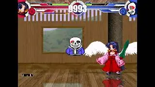 (M.U.G.E.N KoG) Wing God Kanna VS: Glitch Sans