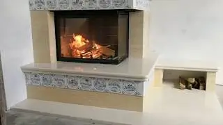 Монтаж камина  Windo2 75 SX Edilkamin
