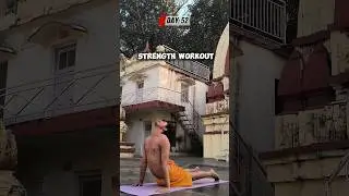 Day 52 strength workout #yoga #workout #strength #foryou #shorts #motivation #youtubeshorts #short