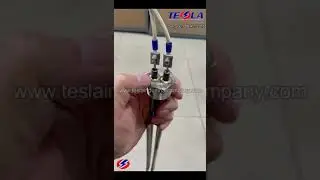 Pruebas de funcionamiento resistencia Inmersión 220v 5500w |🔴Tesla Industrial Contacto:098 411 2915🔵