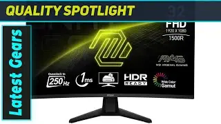 MSI MAG 32C6X: The Best Budget 250Hz Gaming Monitor?