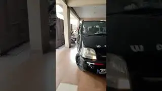 reverse Parking without touching pillar and scooter.
