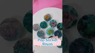 Pop Socket de Mantarrayas #diy #hechoamano #manualidades #tutorial #resinauv