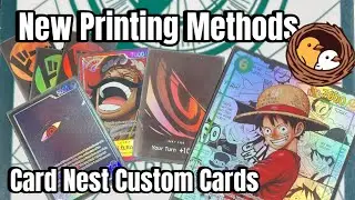 Card Nest Printing Methods Test #1