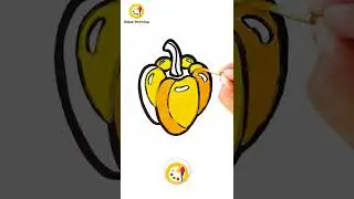 BELL PEPPER Drawing, How to Draw a BELL PEPPER | ENJOY DRAWING
