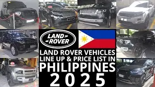 Land Rover Vehicles Lineup & Price List in Philippines 2025 | Range Rover, Defender & Discovery