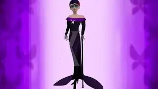 Nathalie with the butterfly miraculos transformation [Miss Moth] FANMADE by me and Alex 973