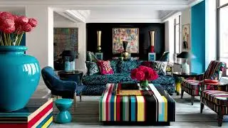 This Colorful Small Apartment Proves Bold Design Can Still Feel Calm