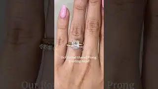 How to Pair Your Cushion Diamond Ring 🎀 Which setting are you choosing?