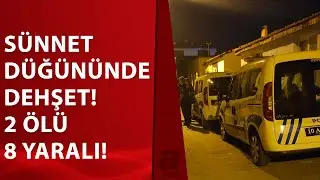 Balıkesir'de korkunç olay! Düğün sahibinin husumetlisi rastgele ateş açtı: 2 ölü | A Haber