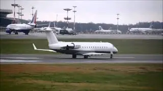 Avcon Jet / OE-IZZ Canadair CL-600-2B19 Challenger 850 / Взлёт во Внуково (VKO/UUWW)
