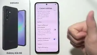 Samsung A36 5G: How to Turn Off Camera Mirror Effect