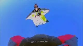 Wingsuit 4-cross race final round - Red Bull Aces 2014