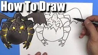 How To Draw Lava Hound from Clash Royale- EASY - Step By Step