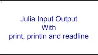 Start Off with Julia | Julia Bits | Kovolf