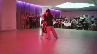 Tango weekend in Nizhniy Novgorod, may 2017, Guille & Mariela show, 1