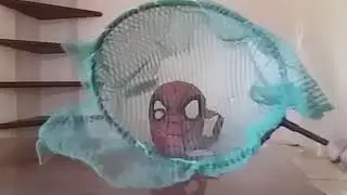 How To Make Fishing Net at home with old shuttle bat