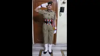 How to wear Full Ceremonial Dress in NCC || Anklet in NCC Dress