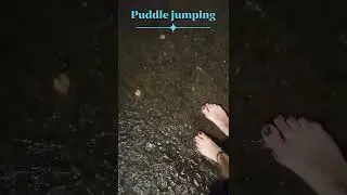 Puddle jumping #summerrain #puddlejumping #fairylife #sunniewillow #niagarafalls
