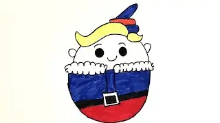 How to draw Hermy the Elf squishmallow|easy drawing for kid| squishmallows &lrm;@ToddlerArtActivities&nbsp;