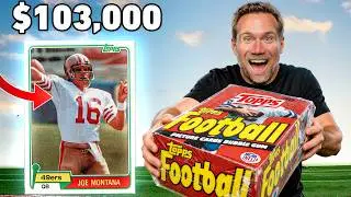 Opening a SUPER RARE Box of 1981 Topps Football!