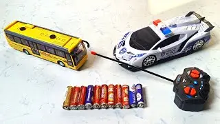 Unboxing rc school bus sacal 1:32 rc helicopter rc car rc available car 2025