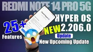 Finally Redmi Note 14 Pro 5G HyperOS 2.0.206.0 Update in India 🎉 Big Update with 50+ New Features ✅
