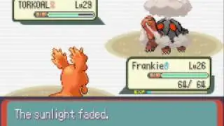 Pok&eacute;mon Emerald - Fire Mono - Flannery Battle