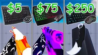 I used the BEST vs THE WORST Mouse And KEYBOARD In Roblox Rivals!