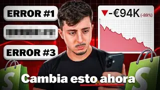 Tu tienda SHOPIFY no VENDE por estos ERRORES  (y c&oacute;mo corregirlos)