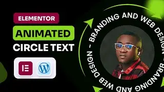 Make Animated Circle With Text Using The Elementor Path Widget — Web Design