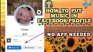 how to put music on facebook profile [ no app needed ] music bio 2021 tutorial | Mariel A.