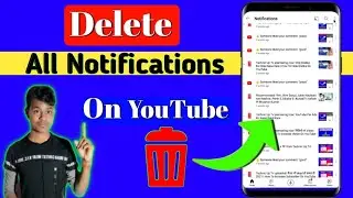 YouTube All Notifications Ko kaise Delete Kare | Как удалить уведомления на YouTube