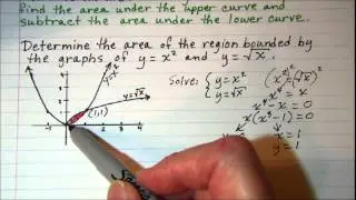 Area of a Region Between two curves 1